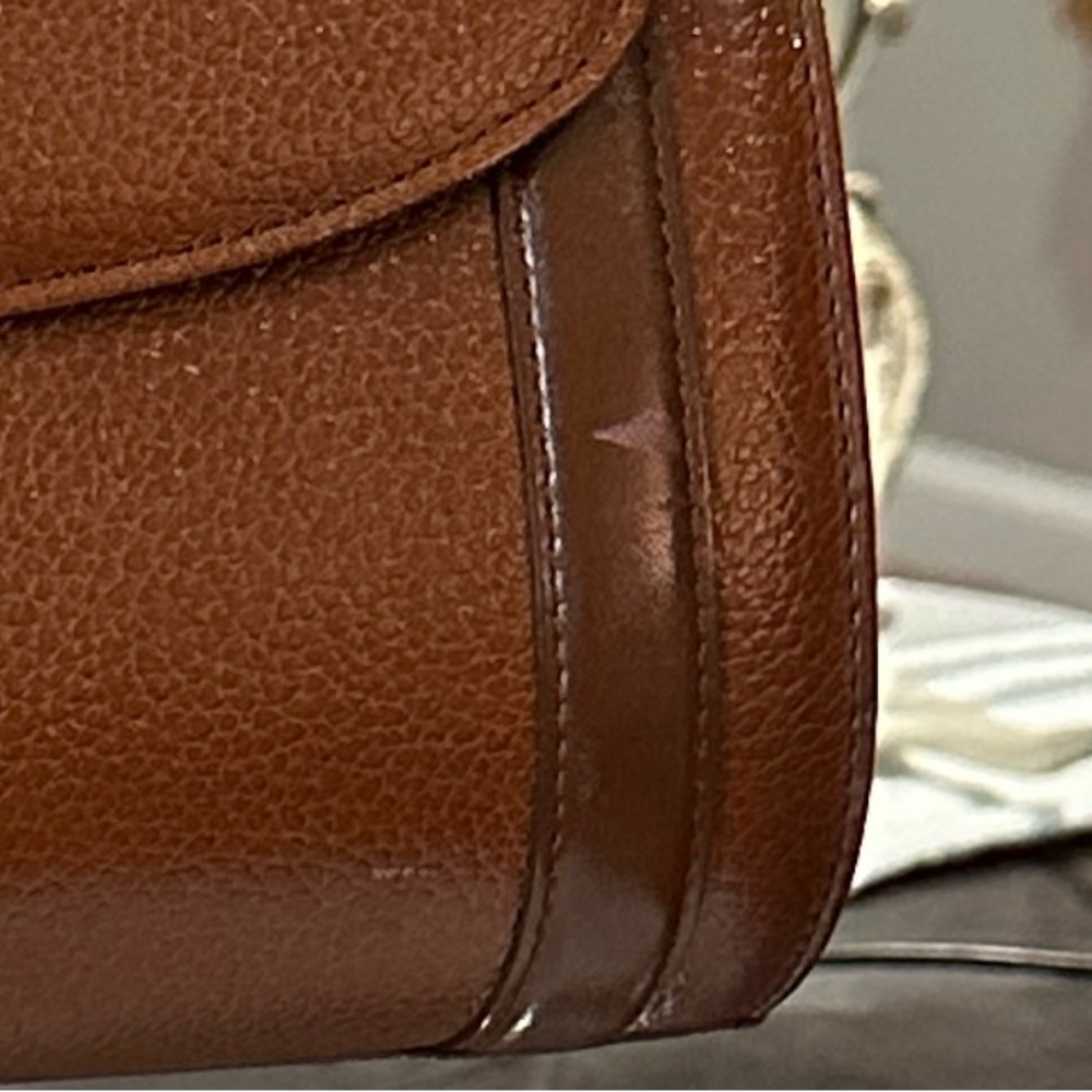 BURBERRYS Vintage Top Handle Satchel in Brown Pebble Grain Leather, Pre-1999 - Picture 16 of 16